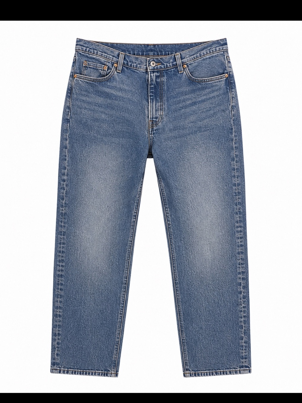 Levi's 501 Original Fit Straight Leg Plus Jeans 16W Women Med. Wash, Irregular